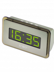 VST 728-2 Зеленые часы настольные (без блока)