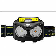 Патриот PT-FLG33 фонарь налобный (3L, аккум, дат.движ)