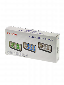 VST 897-1 Красные часы настольные (без блока)