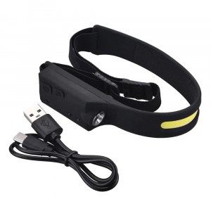 Фонарь налобный, фонарик аккумуляторный Следопыт PT-FLG46