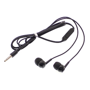 Орбита OT-ERG63 Черные наушники-гарнитура (3.5мм)