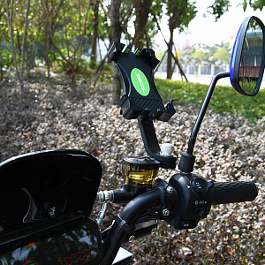 Держатель для телефона на велосипед, мотоцикл TDS TS-CAA59 Зеленый