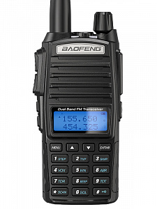 Рация Baofeng UV-82 5W с гарнитурой черная