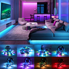 Огонек OG-LDL40 LED набор лента RGB 2*5м (2812,IP20,блок,пульт)