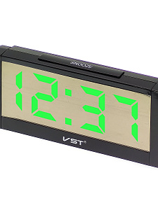 VST 731Y-4 Зеленые часы настольные (без блока)