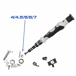 Патриот PT-INO08 отвертка с набором насадок (135 в 1)