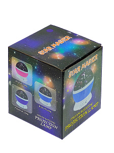 Ночник проектор звездного неба детский (USB) Огонёк OG-LDS31 Голубой