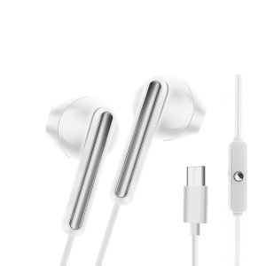 Наушники проводные гарнитура Type-C с микрофоном Орбита OT-ERG60 Белые