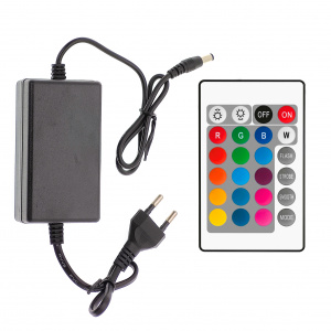 Светодиодная лента Неоновая 5м с адаптером питания IP65 Огонёк OG-LDL47 RGB