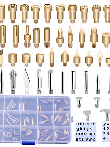 Выжигатель по дереву, набор 96 в 1 с карандашами Помощник PM-INP39