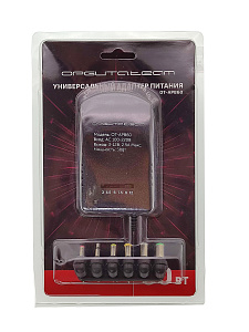 Зарядка для ноутбуков универсальный блок питания с насадками 3-12В, 30Вт Орбита OT-APB60