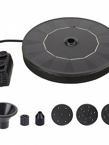 Фонтан садовый на солнечной батарее 18 см, 250м3/час Огонёк OG-HOG09