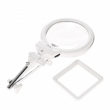 Лупа настольная с подсветкой на гибкой ноге Орбита INL53