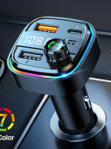 FM-модулятор трансмиттер автомобильный с Bluetooth TDS TS-CAF18