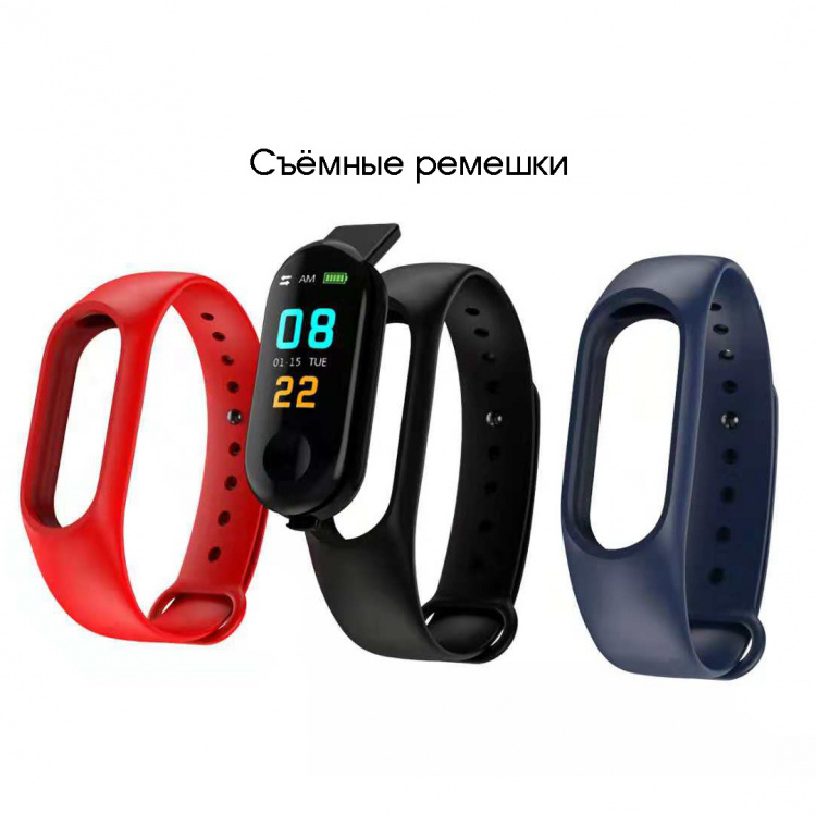 EZRA SW04 Красный спорт браслет