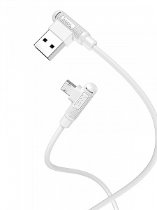 HOCO X46 Белый кабель USB 2.4A (microUSB) 1м