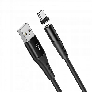 HOCO X60 Черный кабель магнитный USB 2A (TYPE-C) 1м