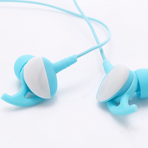 EZRA EP07 Голубые наушники вакуум - гарнитура (3.5мм)