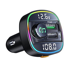 FM-модулятор трансмиттер автомобильный с Bluetooth TDS TS-CAF20