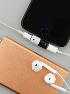 EZRA AD02 переходник (штекер Lightning - 2 гнезда Lightning)