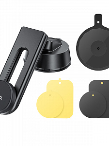 HOCO H16 Черный держатель для смартфонов магнитный (на панель)