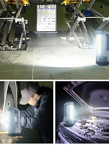 Патриот PT-FLR35 фонарь ручной (1L+3L, встр. аккум)