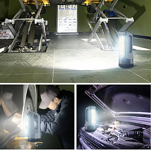 Патриот PT-FLR35 фонарь ручной (1L+3L, встр. аккум)