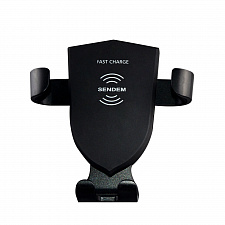 SENDEM W5 Держатель для смартфонов + беспроводное ЗУ 5W (в воздуховод)