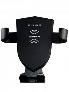 SENDEM W5 Держатель для смартфонов + беспроводное ЗУ 5W (в воздуховод)