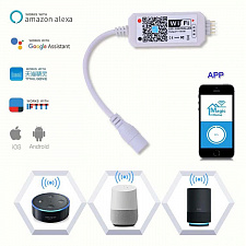 Огонек OG-LDL22 LED контроллер DC 12-24В (Wi-Fi, RGB, 4PIN)