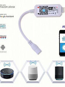 Огонек OG-LDL22 LED контроллер DC 12-24В (Wi-Fi, RGB, 4PIN)