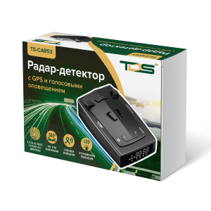 Антирадар автомобильный с голосовым оповещением с GPS TDS TS-CAR53