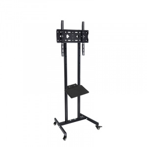 Стойка для телевизора напольная на колесиках до 55 дюймов Орбита OT-HOD21