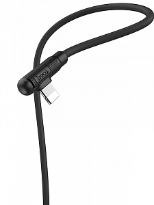 HOCO X46 Черный кабель USB 2.4A (iOS Lighting) 1м