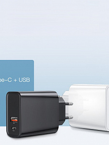 Зарядное устройство для телефона 15W адаптер на 2 гнезда Орбита OT-APU34 Черный