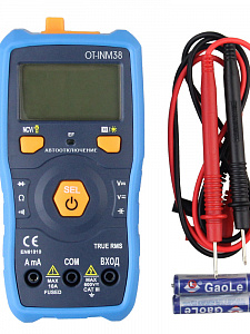 Мультиметр цифровой автоматический c прозвонкой, NCV тестер тока и напряжения Орбита OT-INM38