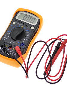 Мультиметр цифровой с прозвонкой в калоше тестер тока и напряжения Орбита OT-INM26