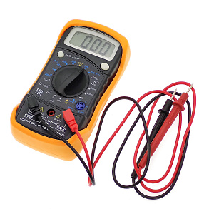 Мультиметр цифровой с прозвонкой в калоше тестер тока и напряжения Орбита OT-INM26