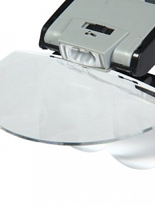 Лупа налобная увеличительная с подсветкой Орбита OT-INL07