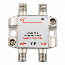 Орбита OT-AVS02 сплиттер на 3ТВ (5-2500MHz) (УПАКОВКА 10шт)