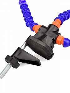 Третья рука для пайки с лупой 2 руки Помощник PM-INP21