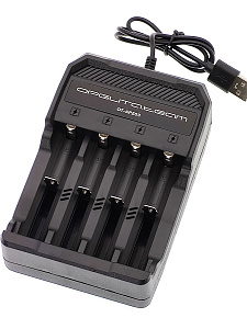 Зарядное устройство для аккумуляторов 18650 на 4 слота Орбита OT-APZ03