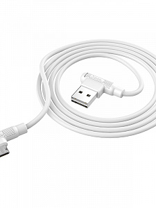 HOCO X46 Белый кабель USB 2.4A (microUSB) 1м