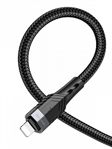 BOROFONE BU35 Черный кабель PD20W (iOS Lighting-TYPE-C) 1.2м