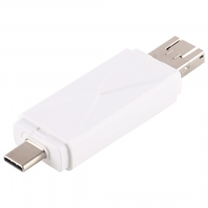 Орбита OT-PCR16 Белый картридер OTG (TF, SD, microUSB, Type-C)