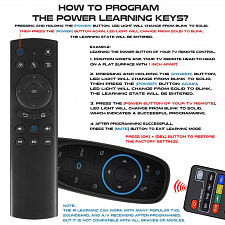 Пульт Bluetooth универсальный для телевизоров и медиаплееров Орбита OT-DVC31