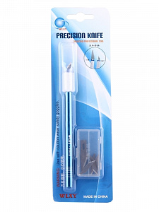 Канцелярский нож со сменными лезвиями Патриот PT-INO03