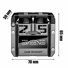 Наушники беспроводные Bluetooth с микрофоном в кейсе Орбита OT-ERB52