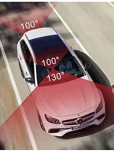 Видеорегистратор автомобильный 3 в 1 с двумя камерами в салон и заднего вида TDS TS-CAR51А