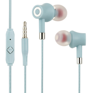 JIAYU JY-376 Голубые наушники вакуум - гарнитура (3.5мм)
